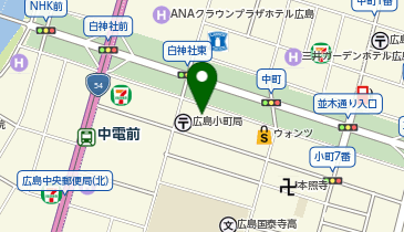 chocoZAP(チョコザップ) 中電前の地図画像