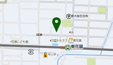 chocoZAP(チョコザップ) 東花園の地図画像