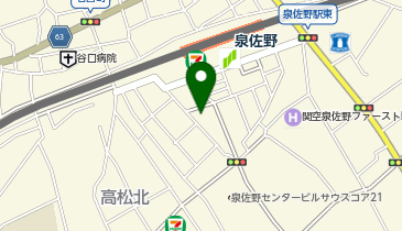 chocoZAP(チョコザップ) 泉佐野駅前の地図画像