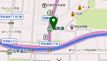 chocoZAP(チョコザップ) 宇品海岸通の地図画像