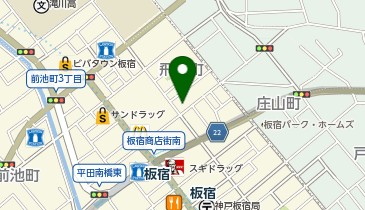 chocoZAP(チョコザップ) 板宿新町通の地図画像