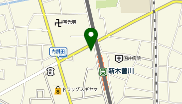 chocoZAP(チョコザップ) 新木曽川の地図画像