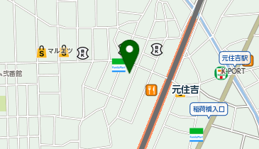 chocoZAP(チョコザップ) 元住吉の地図画像