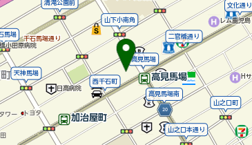 chocoZAP(チョコザップ) 高見馬場の地図画像
