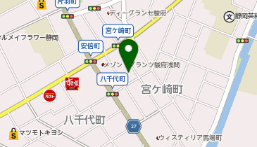 chocoZAP(チョコザップ) 静岡浅間通の地図画像