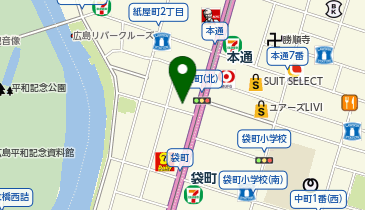 chocoZAP(チョコザップ) 広島本通の地図画像