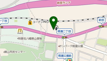 chocoZAP(チョコザップ) 八幡桃園の地図画像