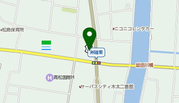 chocoZAP(チョコザップ) 高松国際ホテル前の地図画像