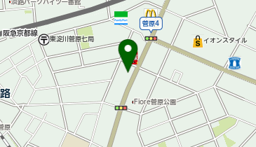 chocoZAP(チョコザップ) 東淀川菅原の地図画像