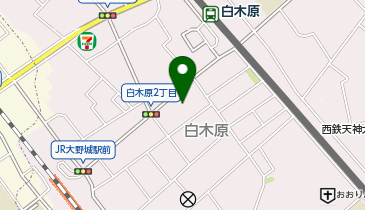 chocoZAP(チョコザップ) 白木原西口の地図画像