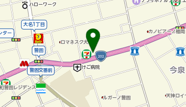 chocoZAP(チョコザップ) 福岡大名の地図画像