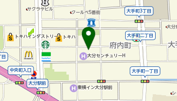 chocoZAP(チョコザップ) 府内町の地図画像