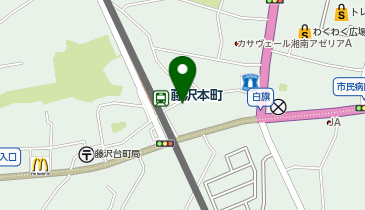 chocoZAP(チョコザップ) 藤沢本町の地図画像