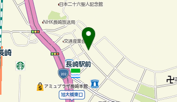 chocoZAP(チョコザップ) 長崎中町通の地図画像