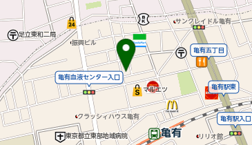 chocoZAP(チョコザップ) 亀有の地図画像