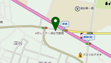 chocoZAP(チョコザップ) 深谷原郷の地図画像