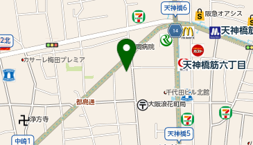 chocoZAP(チョコザップ) 天神橋筋六丁目の地図画像