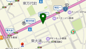 chocoZAP(チョコザップ) 新潟東大通の地図画像