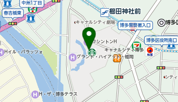 chocoZAP(チョコザップ) キャナルシティ博多の地図画像