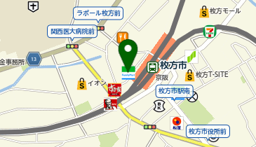 KICHIRI 枚方市駅前の地図画像