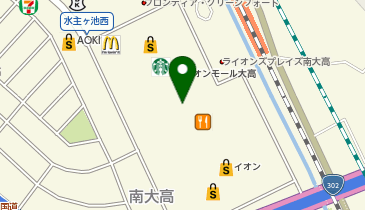 VEGEGO イオンモール大高の地図画像