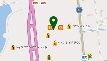 いしがまやハンバーグ イオンレイクタウン moriの地図画像