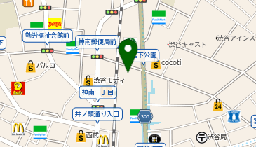 VEGEGO MIYASHITA PARKの地図画像