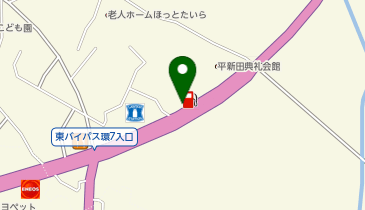 セルフ青森東SSの地図画像