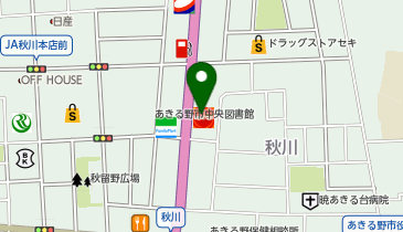 Dr.Driveセルフ秋川店の地図画像