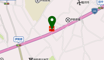 セルフ伊勢原SSの地図画像