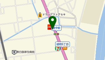春日部緑町店の地図画像