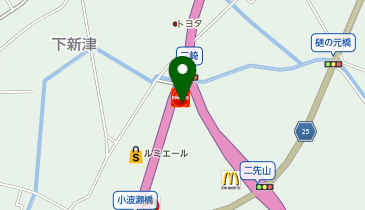 AZ二崎SSの地図画像