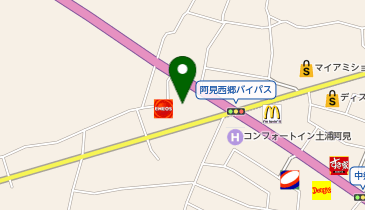 阿見西郷SSの地図画像