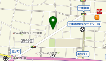 八王子元本郷SS 株式会社ENEOSジェネレーションズの地図画像