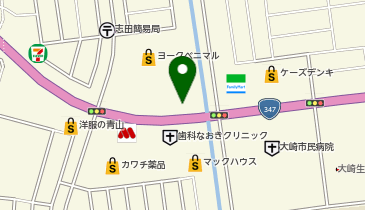 平禄寿司 宮城大崎古川南店の地図画像