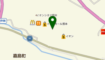 おむらいす亭 熊本イオンモール熊本店の地図画像