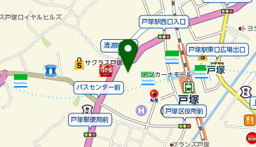 七福 戸塚店の地図画像