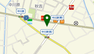 肉匠坂井 中川原店の地図画像
