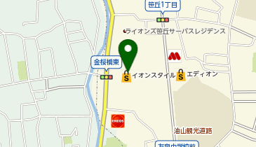 おむらいす亭 福岡イオンスタイル笹丘店の地図画像