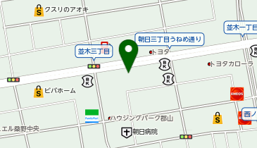 ゼビオ 郡山朝日店の地図画像