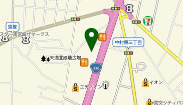 スーパースポーツゼビオ 宮崎店の地図画像