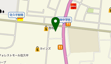 スーパースポーツゼビオ 佐久平店の地図画像