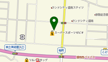 スーパースポーツゼビオ 盛岡盛南店の地図画像