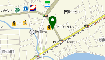 スーパースポーツゼビオ 高知インター店の地図画像