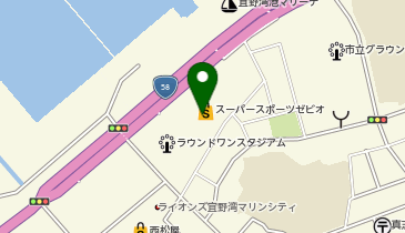 スーパースポーツゼビオ 宜野湾店の地図画像