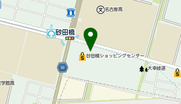 スーパースポーツゼビオ 名古屋砂田橋店の地図画像