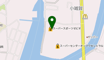 スーパースポーツゼビオ セントラルシティ和歌山店の地図画像