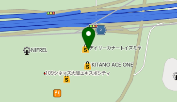 スーパースポーツゼビオ ららぽーとEXPOCITY店の地図画像
