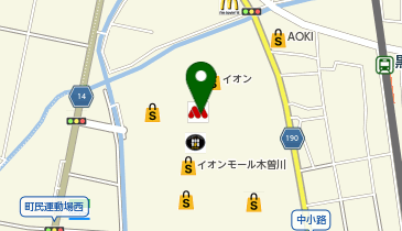 スーパースポーツゼビオ イオンモール木曽川店の地図画像