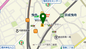 ゼビオスポーツエクスプレス イトーヨーカドー曳舟店の地図画像